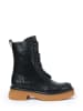 Frank Daniel Leder-Boots in Schwarz