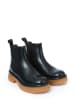 Frank Daniel Leder-Chelsea-Boots in Schwarz