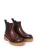 Frank Daniel Leder-Chelsea-Boots in Braun