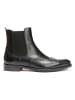 British Passport Leder-Chelsea-Boots in Schwarz