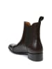 British Passport Leder-Chelsea-Boots in Dunkelbraun