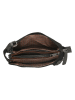 HIDE & STITCHES Skórzana torebka w kolorze czarnym  - 19,5 x 11 x 6,5 cm