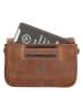 HIDE & STITCHES Leder-Handytasche in Cognac - (B)18 x (H)11 x (T)5 cm