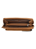 HIDE & STITCHES Leren smartphonetas okergeel - (B)11,5 x (H)19 x (D)3 cm