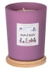 AVA & MAY Duftkerze "Provence" in Lila - 180 g