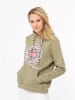 Zwillingsherz Hoodie "Kelly" in Khaki
