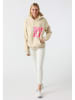 Zwillingsherz Hoodie "Alissa" in Creme