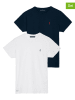 Polo Club 2-delige set: shirts wit/donkerblauw