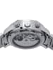 Heritor Automatikuhr "Wilhelm" in Silber/ Blau