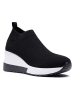 Foreverfolie Sneakers zwart/wit