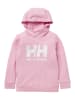 Helly Hansen Hoodie "Logo" lichtroze