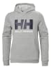 Helly Hansen Hoodie "Logo" in Grau