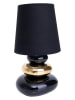 näve Tapellamp "Stoney" donkerblauw - (H)31 x Ø 16 cm