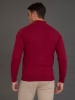 SIR RAYMOND TAILOR Cardigan "Pekin" in Bordeaux