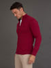 SIR RAYMOND TAILOR Vest "Pekin" bordeaux