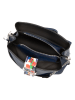Anna Morellini Leren schoudertas "Vida" donkerblauw - (B)22 x (H)17 x (D)10 cm