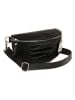 Anna Morellini Leren heuptas "Azzurra" zwart - (B)21 x (H)13 x (D)6 cm