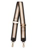 Anna Morellini Umhängeriemen in Dunkelblau/ Beige - (L)120 x (B)5 cm