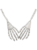 CHAKS Halskette "Skelett" in Silber