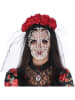 CHAKS Haarreif "Day of the dead" in Schwarz/ Rot