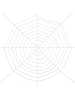 CHAKS Spinnenweb wit - Ø 300 cm