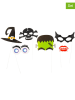 CHAKS 6tlg. Foto-Accessoiresset "Halloween" in Bunt
