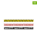 amscan 3-delige set: afzetlinten geel/wit/zwart