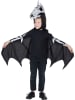 Party x People Peleryna kostiumowa "Flying Dino Skeleton" w kolorze czarnym