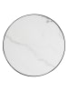 Lifa Living Stolik "Julien" w kolorze czarno-białym - wys. 50 x Ø 40 cm