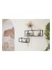 Lifa Living 2-delige set: wandmeubels "Madrid" zwart