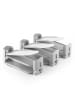 InnovaGoods Regulowane organizery (6 szt.) w kolorze szarym na buty - 26 x 10 x 10 cm