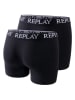 Replay Underwear 2er-Set: Boxershorts in Schwarz