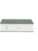 Present Time Wekker "Book" groen - (B)20 x (H)5 x (D)14 cm