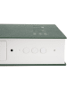 Present Time Wekker "Book" groen - (B)20 x (H)5 x (D)14 cm