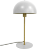Present Time Lampa stołowa "Bonnet" w kolorze białym - wys. 39 x Ø 20 cm