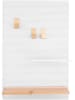 Present Time Memoboard "Perky" wit/wit - (B)34,5 x (H)52 cm
