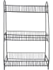 Present Time Keukenrek "Kitchen rack" zwart - (B)30 x (H)45,5 x (D)20 cm