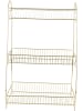 Present Time Regał kuchenny "Kitchen rack" w kolorze złotym - 30 x 45,5 x 20 cm