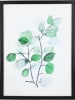 Present Time Kunstdruck "Eucalyptus" in Schwarz - (B)30 x (H)40 cm