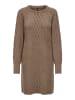 ONLY Gebreide jurk "Leise" bruin