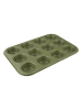 Zenker Forma "Green Vision" w kolorze zielonym do muffinek - 38,5 x 3 x 26,5 cm