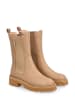 Liu Jo Leder-Chelsea-Boots in Camel