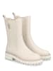 Liu Jo Leder-Chelsea-Boots in Creme