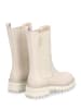 Liu Jo Leder-Chelsea-Boots in Creme