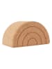 OYOY mini Hocker "Rainbow" in Natur - (L)45 cm - (B)20 cm - (H)22 cm