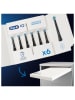 Oral-B 6er-Set: Ersatz-Bürstenköpfe "iO Ultimative Reinigung" in Schwarz