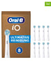 Oral-B 8er-Set: Ersatz-Bürstenköpfe "iO Ultimative Reinigung" in Weiß