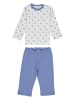 Kanz 3-delige outfit blauw/wit