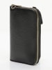 Victor & Hugo Paris Leder-Handytasche "Nicki" in Schwarz - (B)11 x (H)22 x (T)2 cm