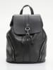 Victor & Hugo Paris Leren rugzak "Lauren" zwart - (B)26,5 x (H)32 x (D)13 cm